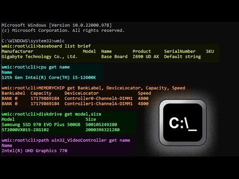 Get All Information About Your PC by Command Prompt (CMD)