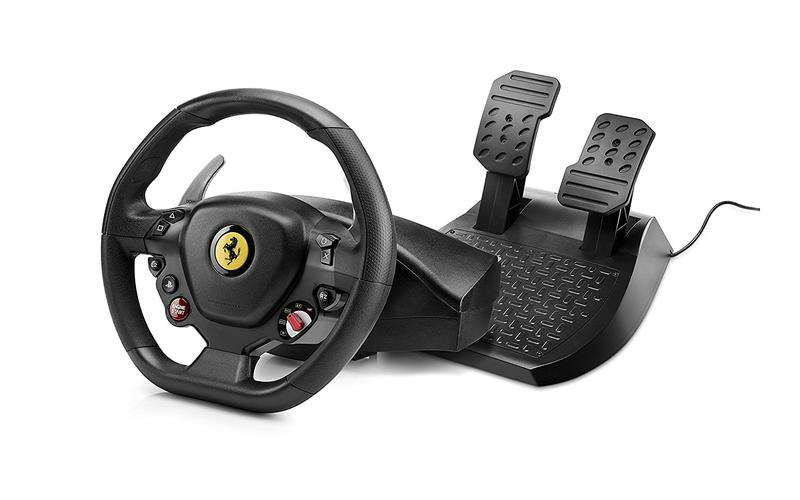 Thrustmaster T80 Ferrari 488 GTB Best Budget PS4 Steering Wheel and Pedals