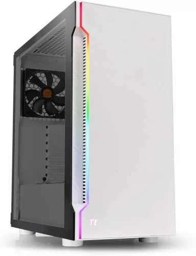 Thermaltake H200 Tempered Glass Snow Edition White Gaming PC Case