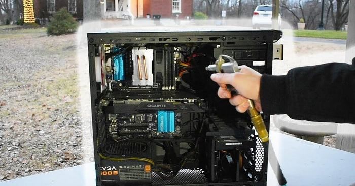 How To Clean A Motherboard Using Compressed Air