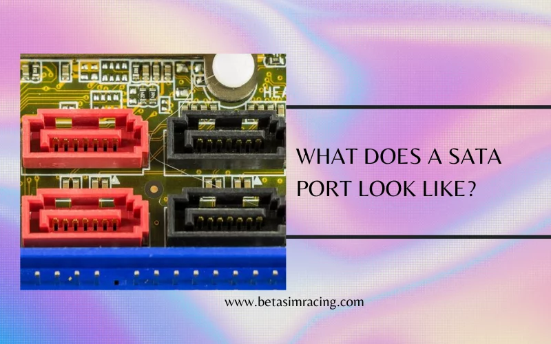 What does A SATA port Look Like?