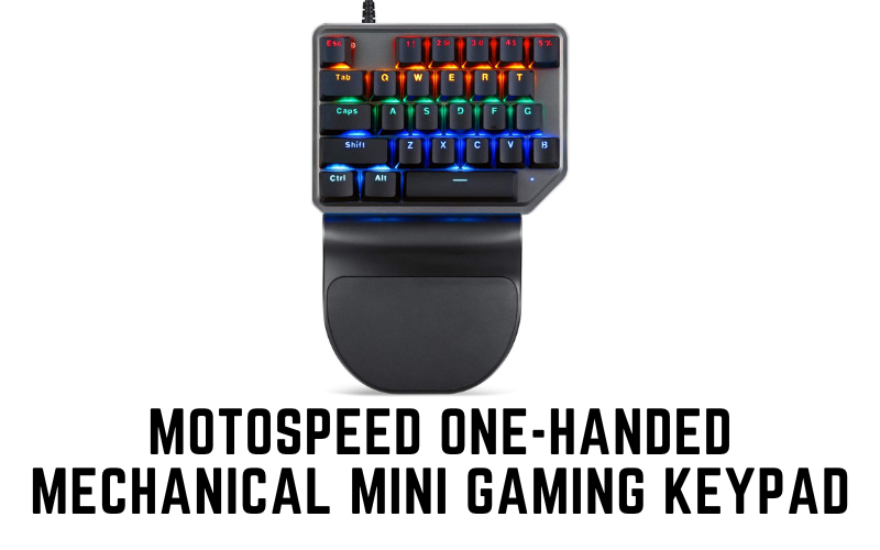Motospeed One Handed Best Gaming Keypad With Joystick