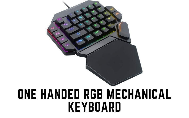 One Handed RGB Mechanical Keyboard
