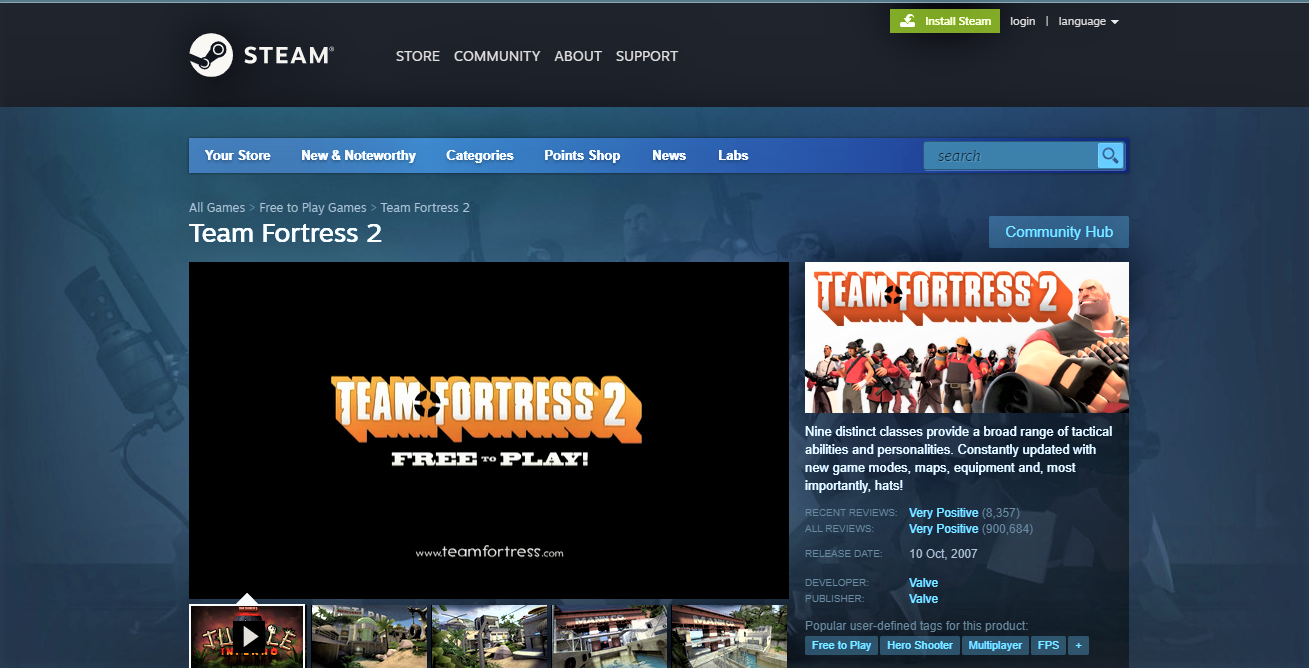 Team Fortress 2 Game for mac