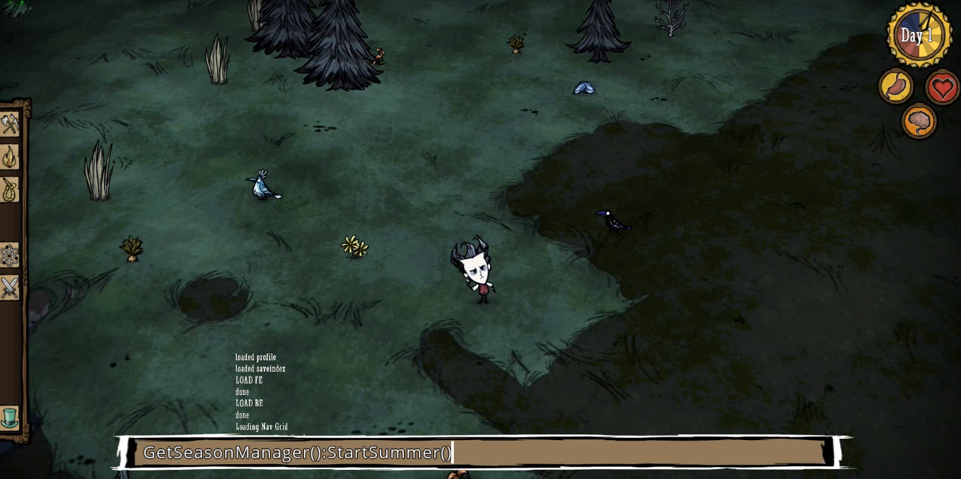 Don't starve Change Season Code