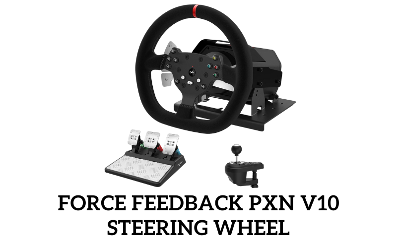 Force Feedback PXN V10 Steering Wheel