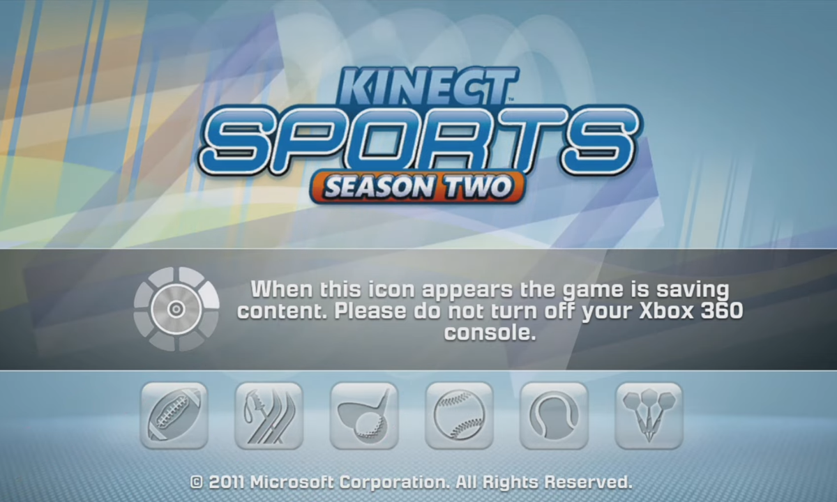 Kinect Sports Season Two Xbox 2011