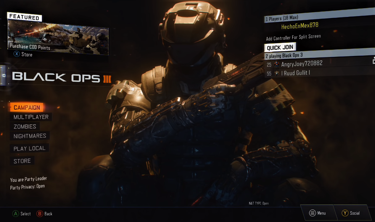 Split Screen On Black Ops3