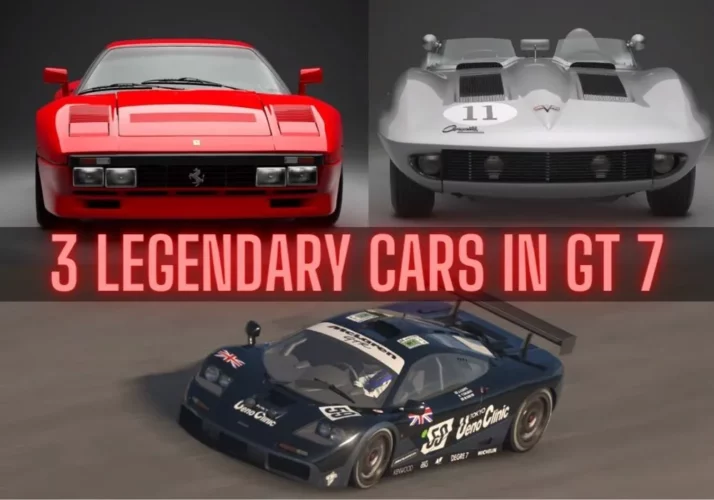 What are the 3 Legendary Cars in Gran Turismo 7?