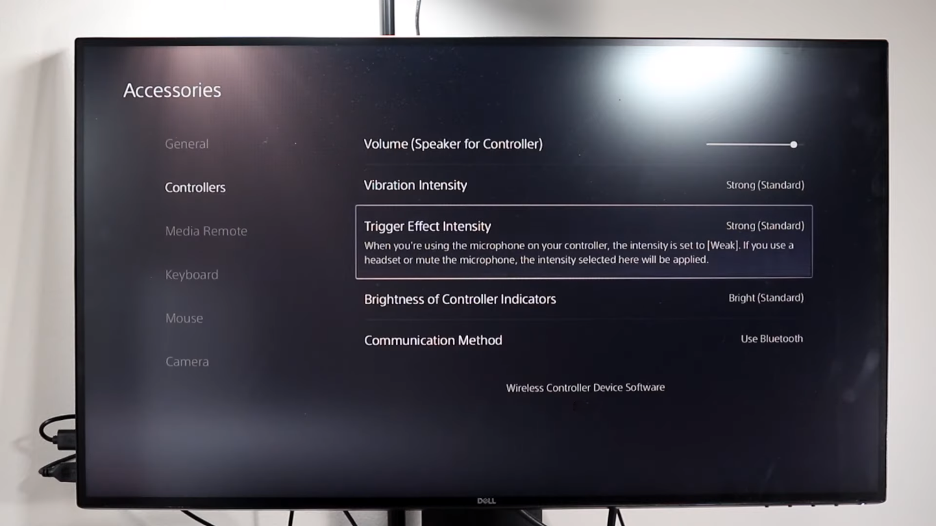 Reduce the Intensity of the Trigger Effect In PS5