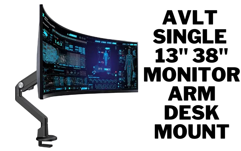 AVLT Single 13"-38" Desk Mount
