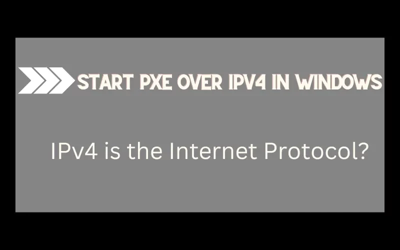 Start PXE Over IPv4 in Windows