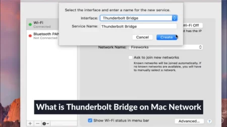 What is Thunderbolt Bridge on Mac Network