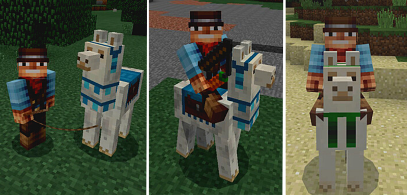 What Do You Use to Ride a Llama in Minecraft