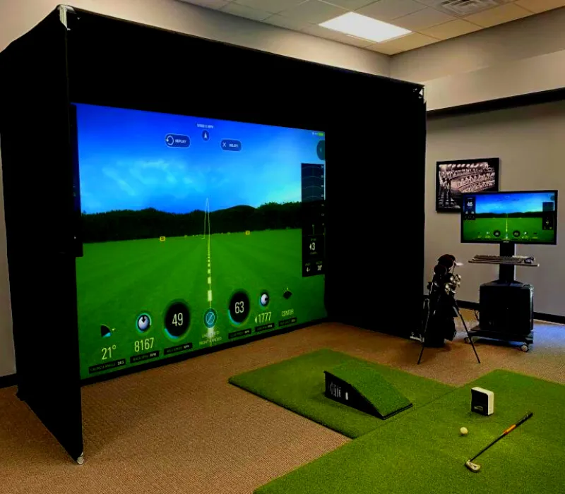 Floor-Mounted-Golf-Simulator-Projector