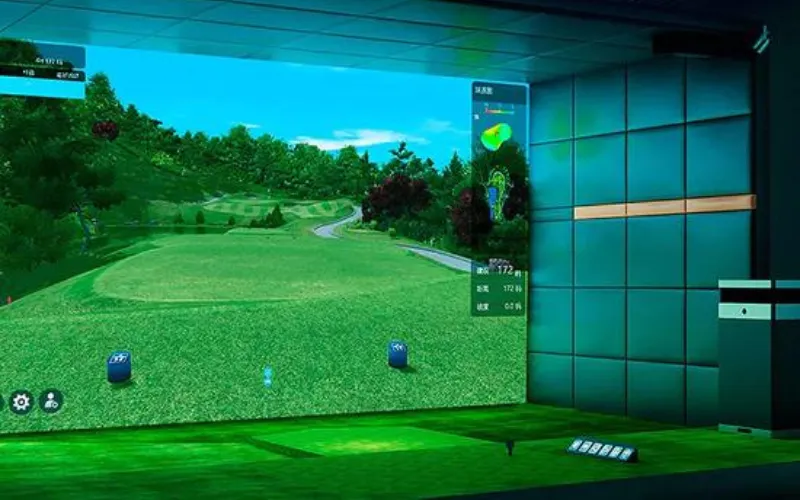 aikeec-Golf-Simulator-Impact-Screen-Display-Projector