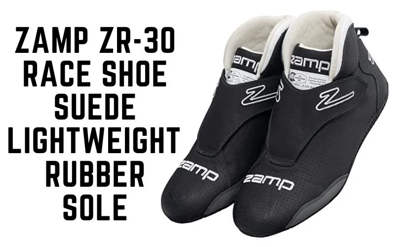 Zamp ZR-30 Race Shoe Suede lightweight Rubber sole