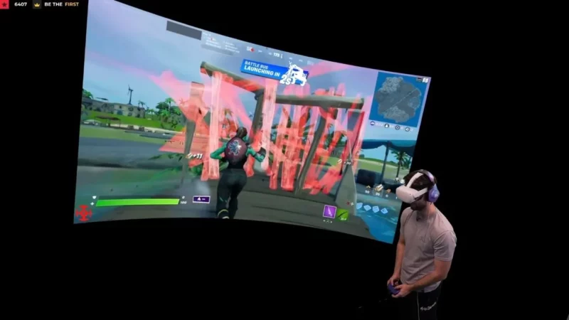 Play Fortnite on PlayStation VR